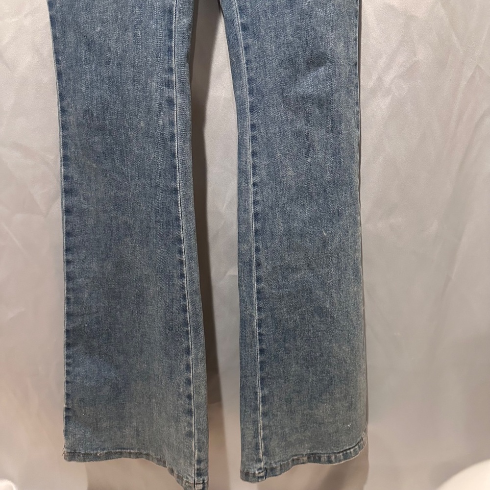 Denim Corset Bustier Jump Suit Size Small - Picture 3 of 6